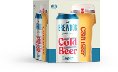 BrewDog Cold Beer Gluten Free (4 x 44 cl)