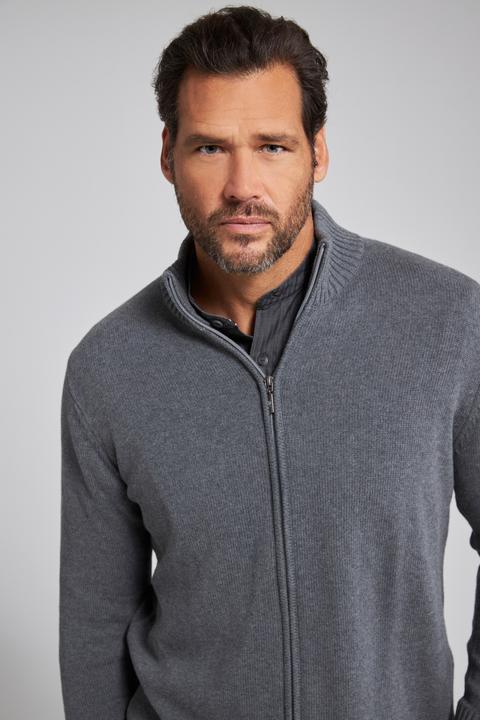 Immagine prodotto JP1880 Cardigan con colletto alto e orli a costine (L)