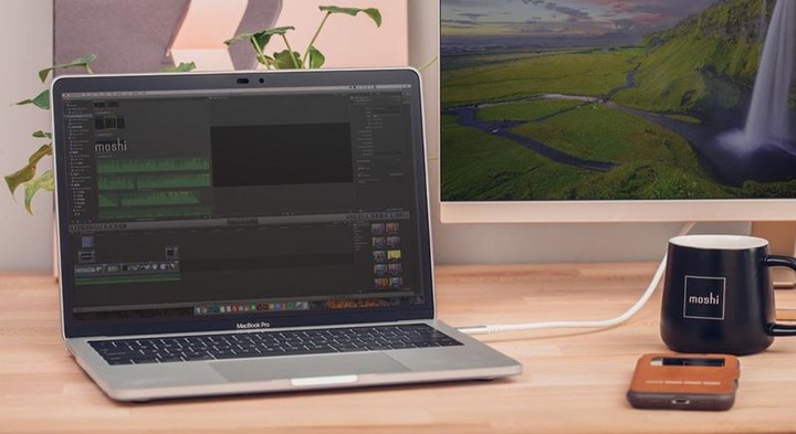 Actual product image Moshi USB Typ C — DisplayPort (USB-C, 150 cm)