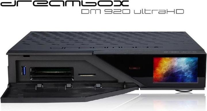 Produktbild Dreambox Dm 920 UHD (8 GB, DVB-S2X, CI-Schacht, Festplatte)