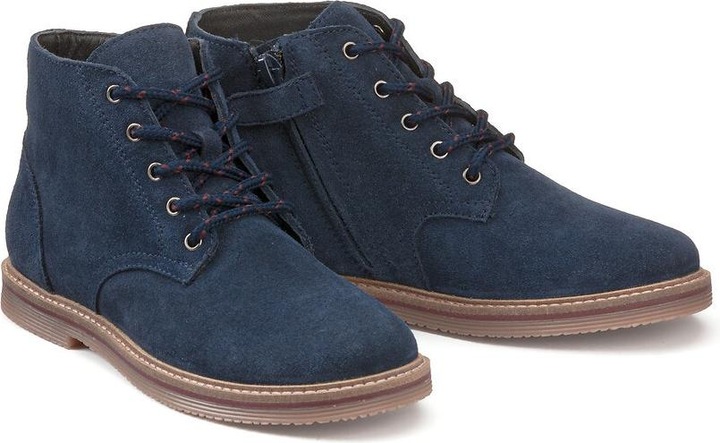 Produktbild La Redoute Collections Lederboots mit Reissverschluss und Schnürung (28)