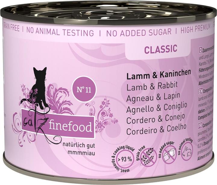 Immagine prodotto Catz Finefood No.11 Agnello e coniglio (Adulto, 6 pz., 210 g)