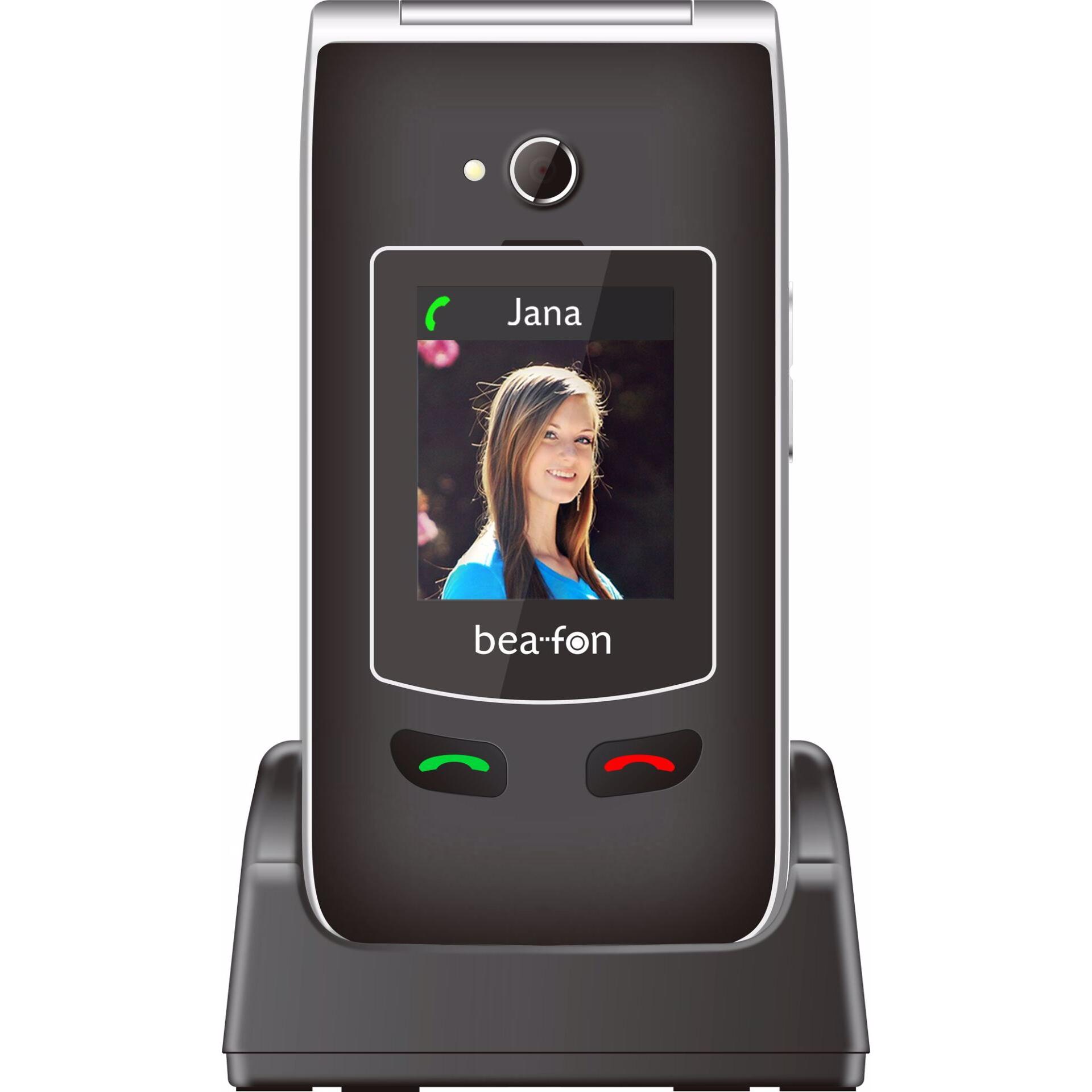 Bea-Fon SL645 plus 2G (2.80", 3 Mpx, 2G), Tastenhandy, Schwarz, Silber