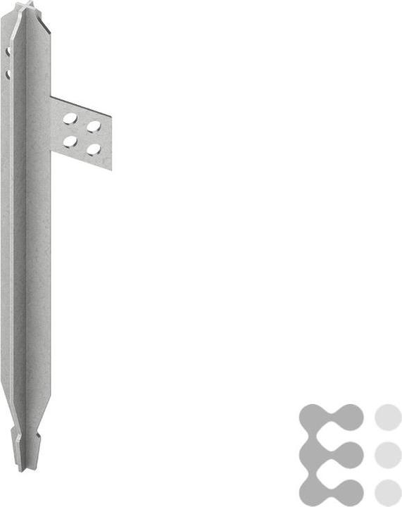 Produktbild Kleinhuis 313/2 Staberder 2m feuerverzinkt mit Anschlusslasche