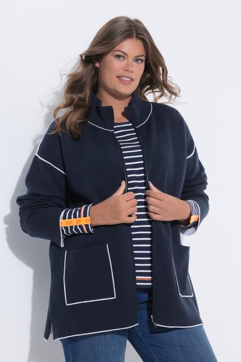 Produktbild Laurasøn Doubleface-Strickjacke mit Zipper (40)