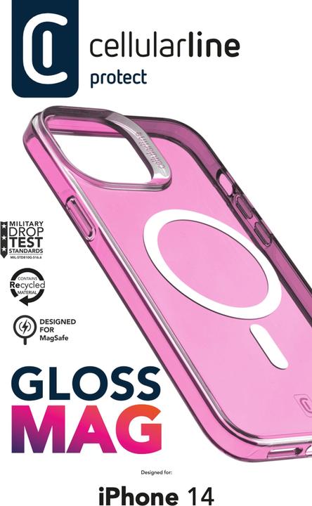 Actual product image Cellularline Gloss Mag Case (Apple iPhone 14)
