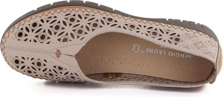 Produktbild Leone Beige Sergio PB291 block heel pumps (38)
