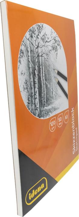 Actual product image Idena Sketchpad 120g DIN A3 50 sheets (A3, Plain)