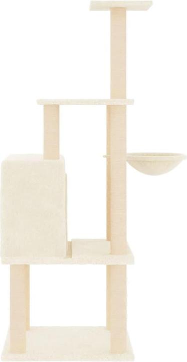 Produktbild vidaXL Kratzbaum (132 cm, Creme)