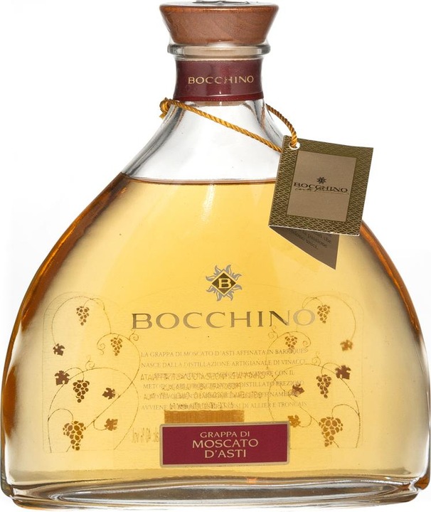 Bocchino Grappa di MOSCATO D'ASTI in barriques 40% Vol. 0,7l