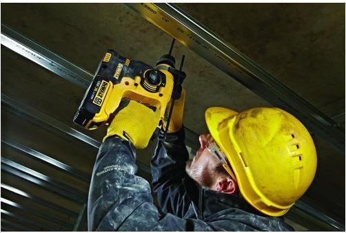Produktbild DeWalt SDS-PLUS BOHRHAMMER 18V 2,1J 2 x 5,0Ah XR LI-ION KURZHAMMER TSTAK DCH273P2T (Akkubetrieb)