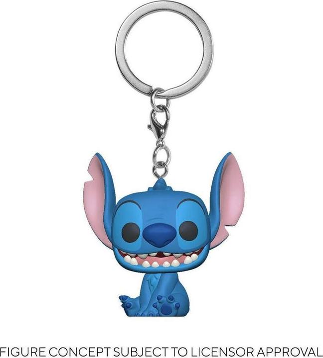 Productafbeelding Funko FK55619 - Lilo Stitch Pocket POP! vinyl sleutelhanger 4 cm Stitch Display (12)