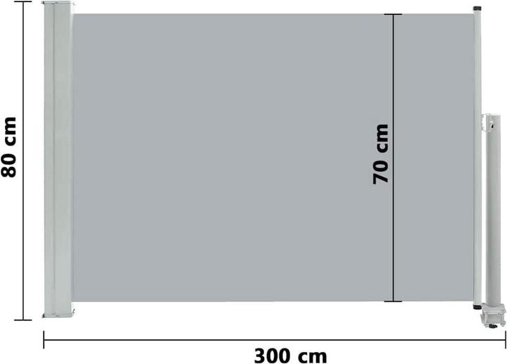 Produktbild vidaXL Seitenmarkise (3 m)