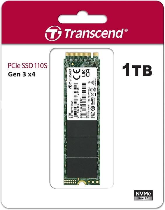 Actual product image Transcend 110S (1000 GB, M.2 2280)