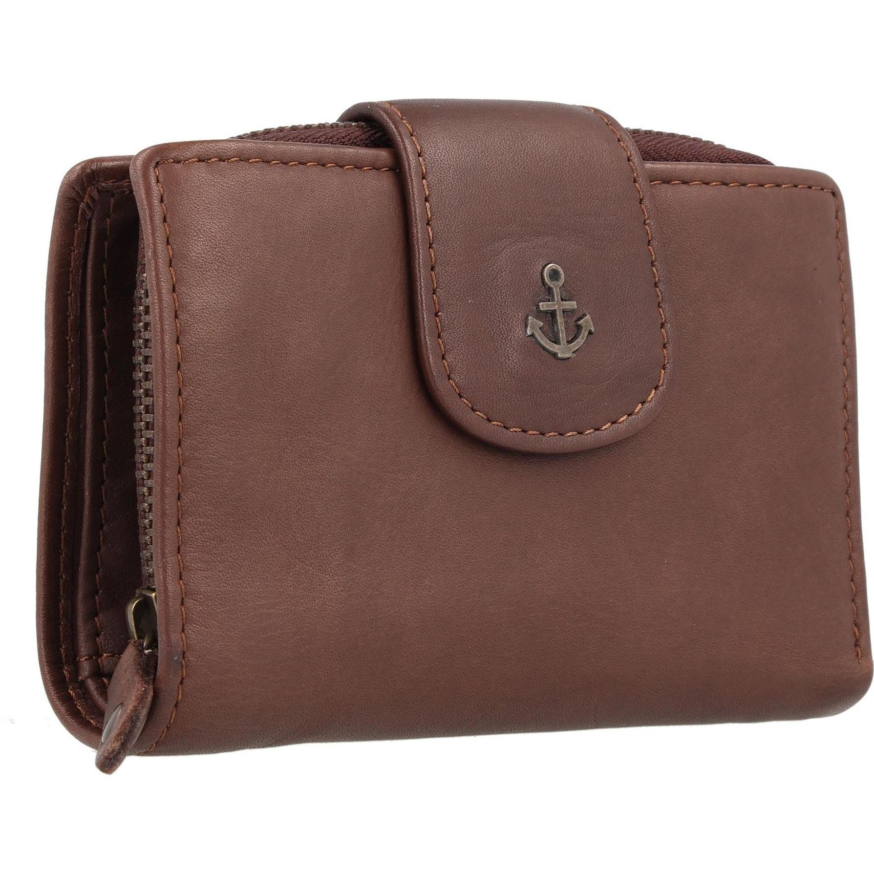 Thumbnail - Harbour 2nd, Damen, Portemonnaie, Anchor Love Amy Geldbörse Leder 13 cm, Braun