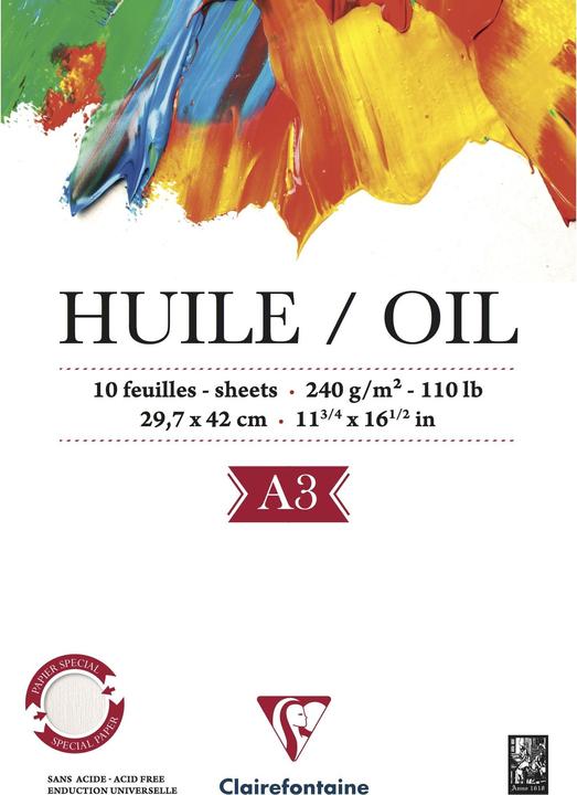Image du produit Clairefontaine Techniques humides (240 g/m², 10 x)