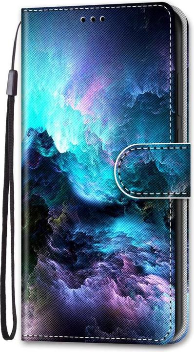 Actual product image Cover-Discount iPhone 13 mini - Leather Case Cover Nebula (Apple iPhone 13 mini)