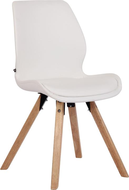 Actual product image CLP Luna chair imitation leather, white