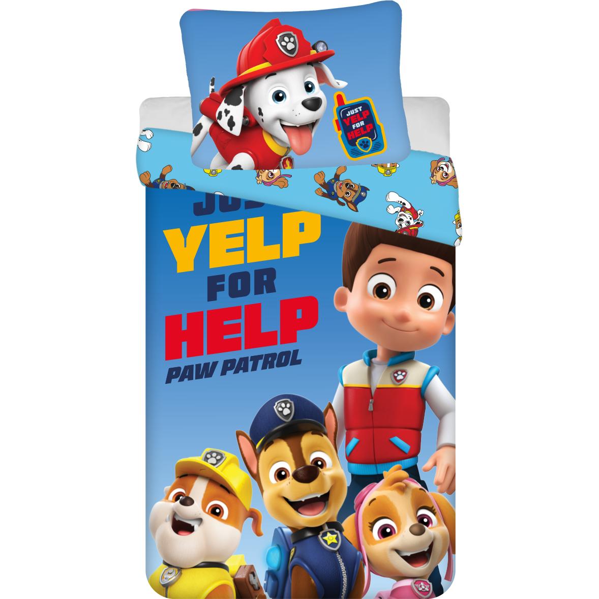 Tinisu, Kinderbettwäsche, Paw Patrol BettwÃ¤sche - weiche Baumwolle 140x200 cm Kissen und Decke