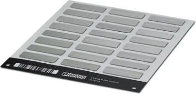 Actual product image Phoenix Contact Device marking Mounting type: stick on Marking area: 15 x 50 mm Silver LS-E