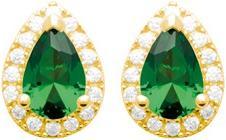 Image du produit Lara BOUCLES d'orilles Plaqué or - S.EMERAUDE - ZIRCONIA