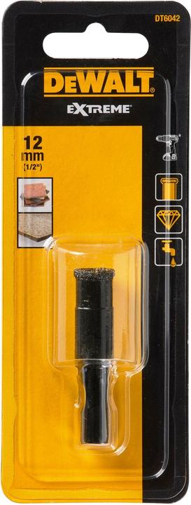 Actual product image DeWalt Tile Drill Diamond 12mm (12 millimetres)