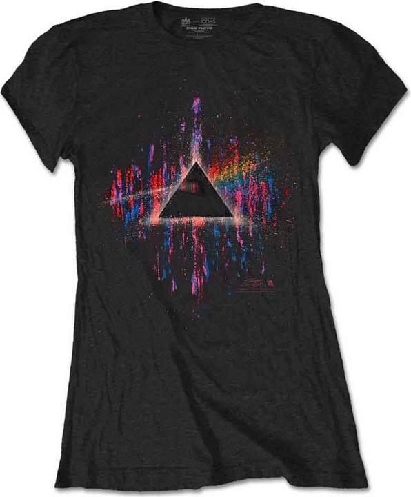 Pink Floyd Dark Side of the Moon Pink Splatter (Girlie)