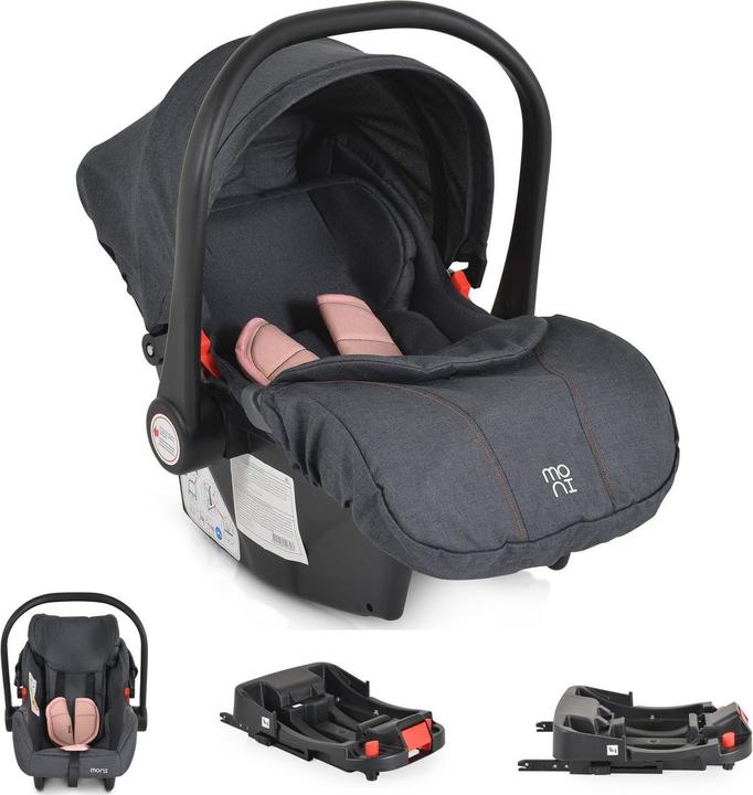 Moni Babyschale Trio Set (Babyschale, ECE R129/i-Size Norm)