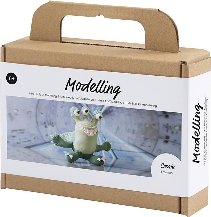 Actual product image Creativ Company Modellier-Set Monster Grün