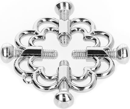 Actual product image Pipedream Kink - Metallic Flower Nipple Clips