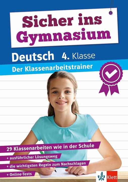 Produktbild Sicher ins Gymnasium: Klassenarbeitstrainer für den Übertritt Deutsch 4. Klasse (Deutsch, 2023)