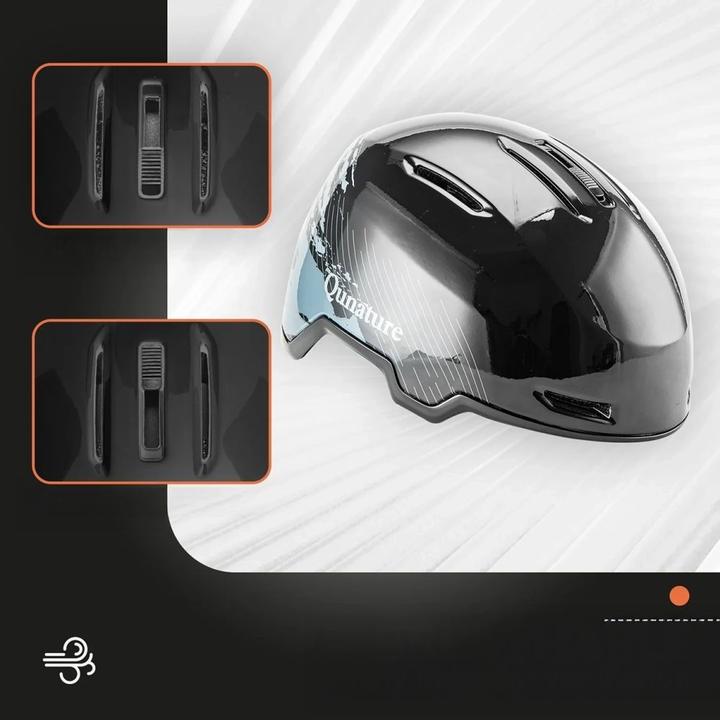 Actual product image Rockbros Other goods Qunature 10130003004 Ski Helmet with Earmuffs, Snowboard Size M - Black (54 - 58 cm, M)