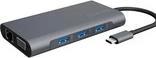 Productafbeelding Icy Box IB-DK4040-CPD - USB Type-C mini Dock PD (USB-C, 10 ports)