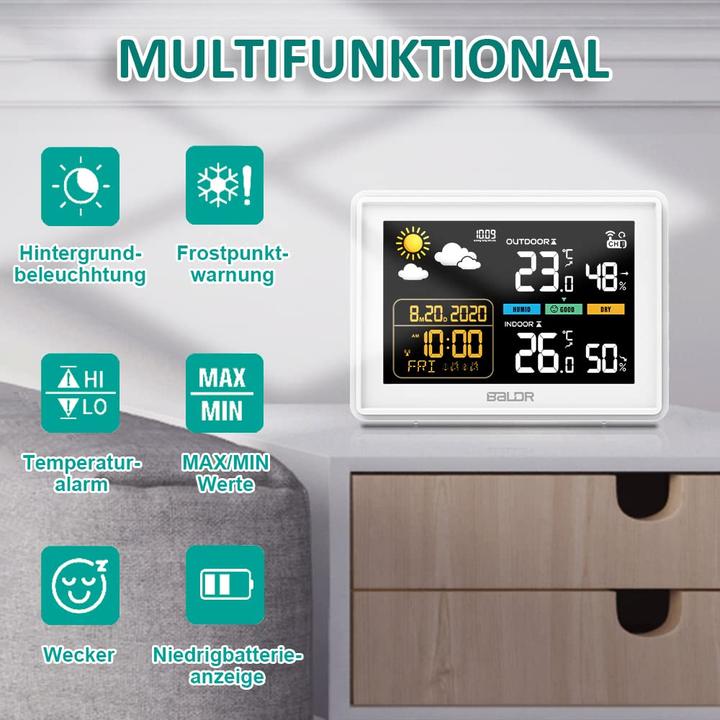 Actual product image Baldr Weather station radio