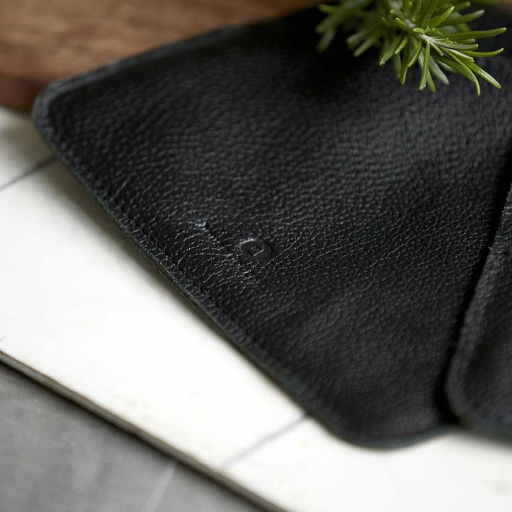 Actual product image House Doctor Pot holder, Square, Black (Buffalo skin)
