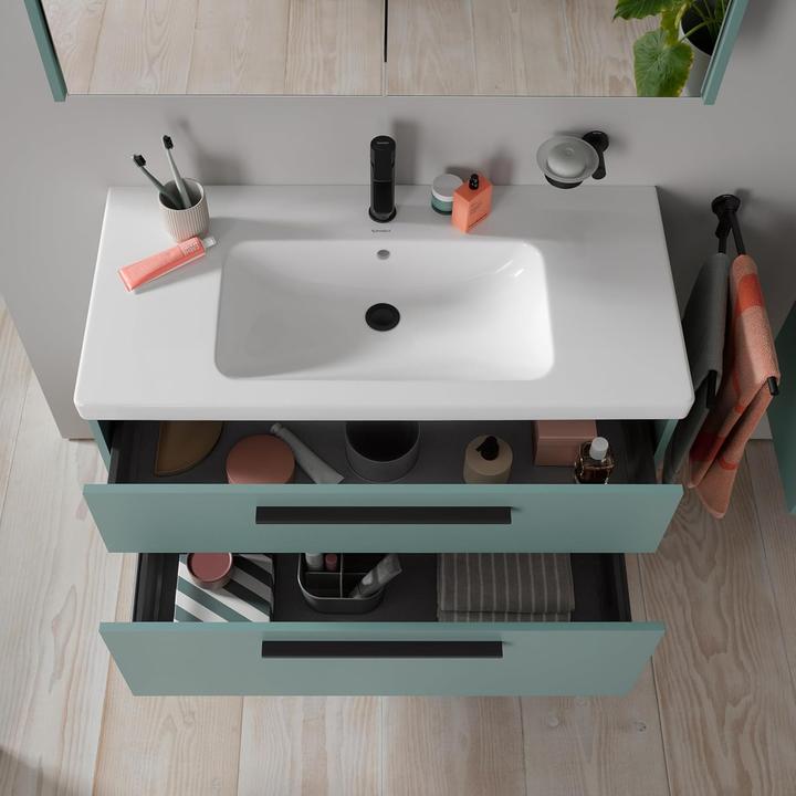 Immagine prodotto Duravit Miscelatore monocomando per lavabo D-Code M FreshStart e Minusflow, con scarico a ribalta