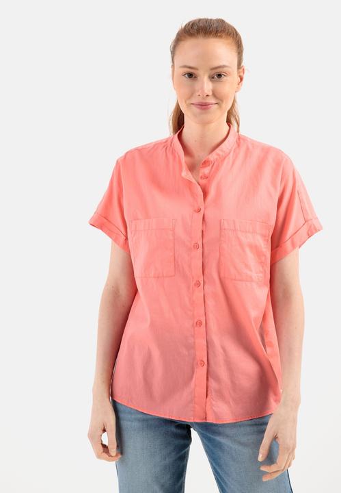 Produktbild Camel Active Baumwollbluse mit Stehkragen (S)