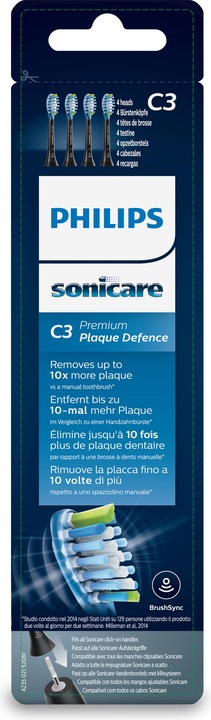 Actual product image Philips Sonicare C3 Premium Plaque Defence (4 x)