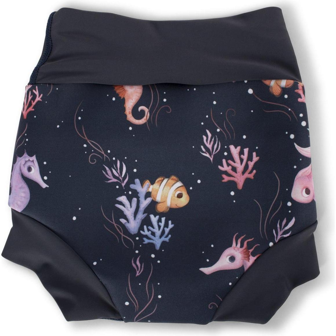 Thumbnail - Filibabba, Unisex, Badehose, Lucca – Neoprenbadehose 1-2 Jahre – Rainbow Reef, Blau, (80, 86, 90, 92, 85 A)
