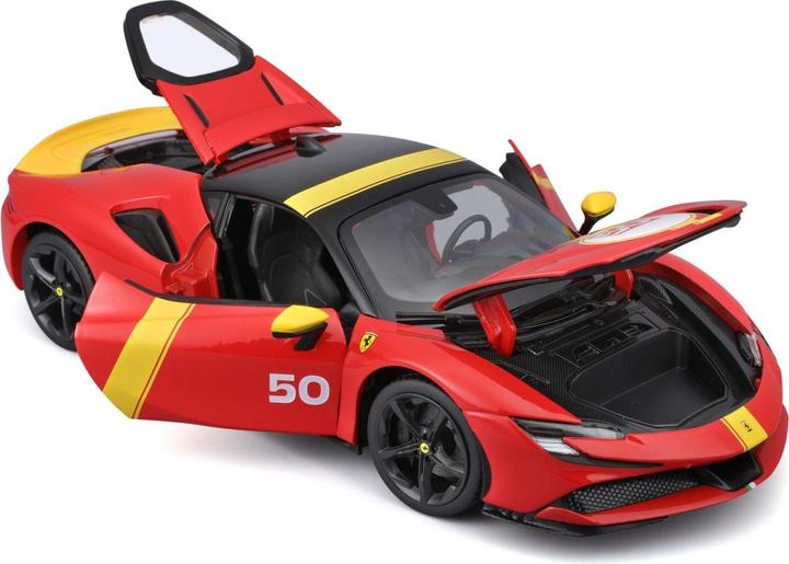 Actual product image Bburago Ferrari R&P SF90 Stradale Assetto Fiorano 1/18 rot