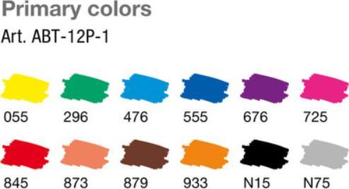 Actual product image Tombow ABT Dual Brush Pen (Multicoloured, 12 x)