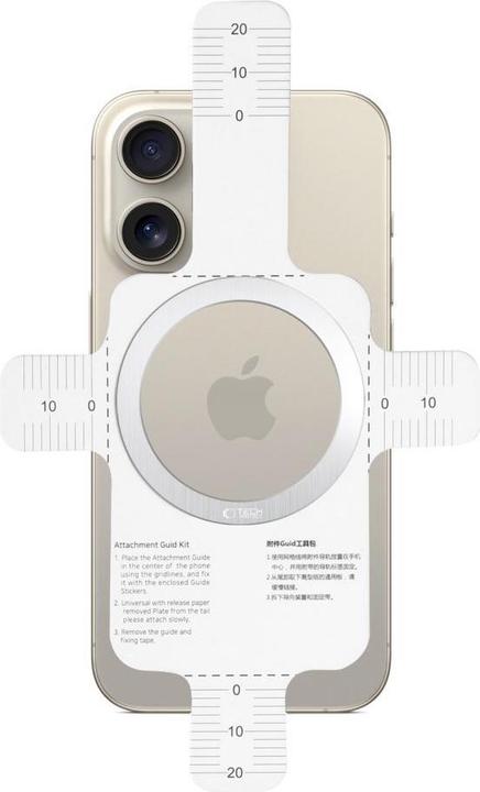 Productafbeelding Tech-Protect PierÅcieÅ MMP-110 2w1 MagSafe - srebrny / srebrny