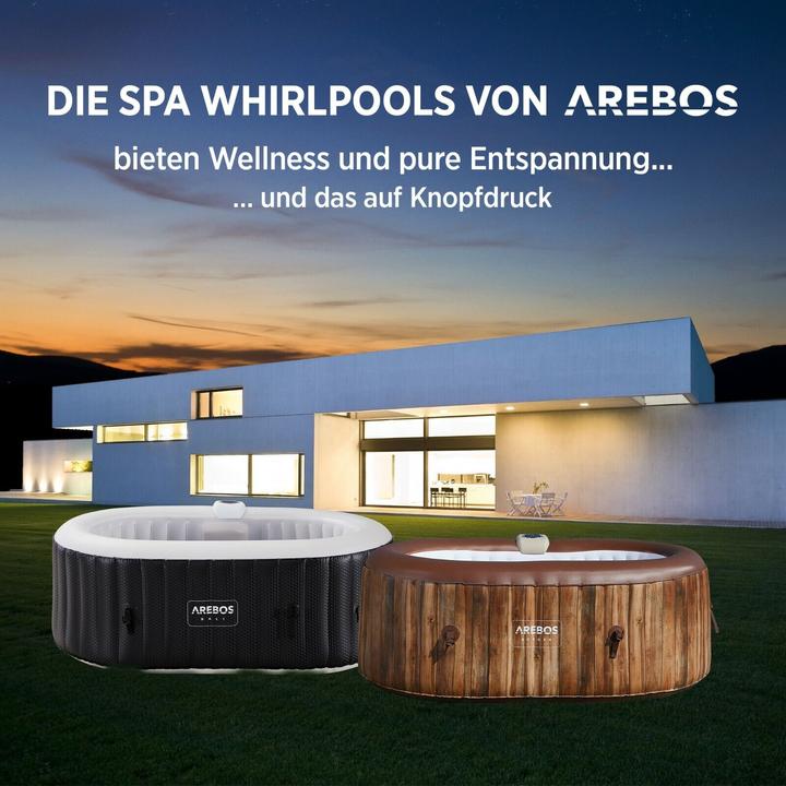 Produktbild Arebos Whirlpool Oval (2 Personen)