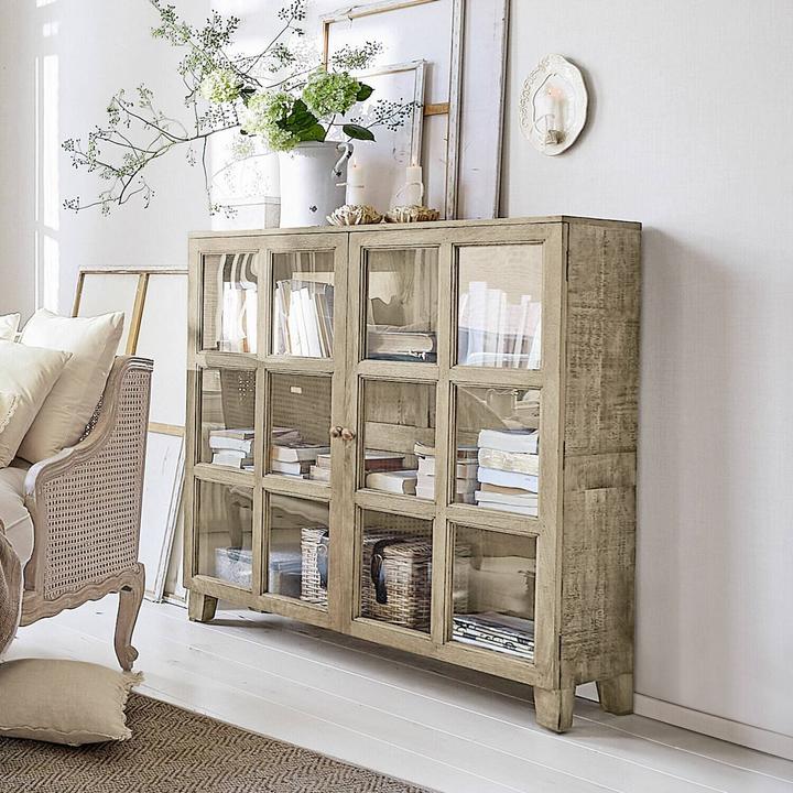 Image du produit Loberon Commode Stoneham marron (120 x 35.50 x 122.50 cm)