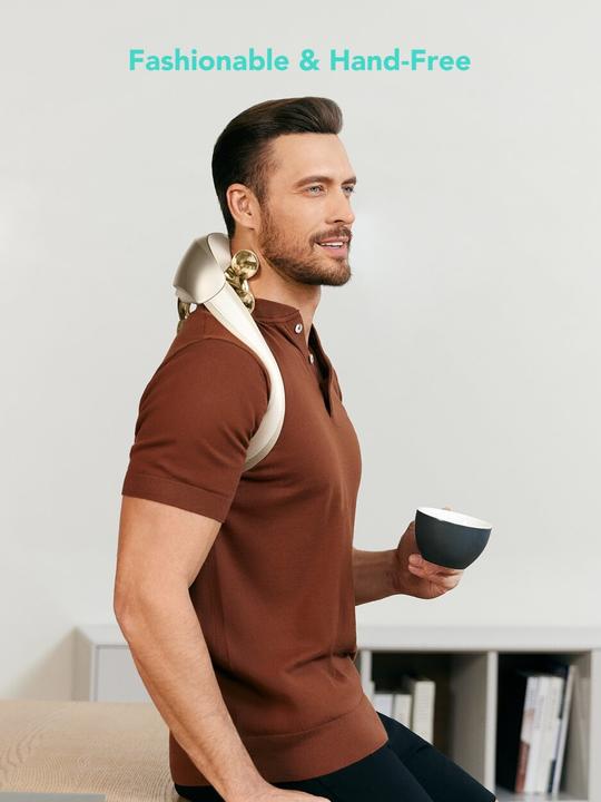 Produktbild SKG Neck Massager H7 ultra-E - Golden (golden massage heads)