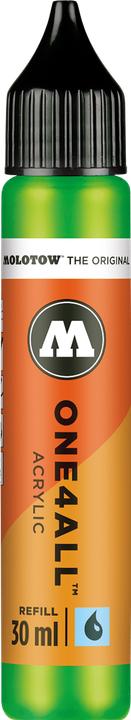 Actual product image Molotow Refill ink One4All for permanent marker 30ml neon green fluorecent (Green, Yellow, 1 pcs.)