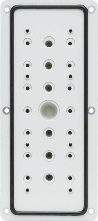 Actual product image Eaton TRIPPLITE SmartRack Cable Entry Gland Plate for NEMA-Rated Enclosure Cabinets 21-Port Membrane