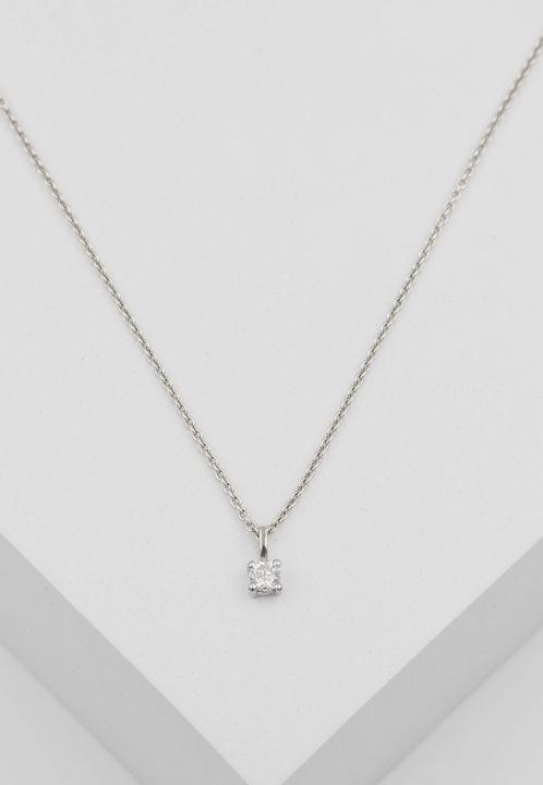 Image du produit Muau Pendentif monture 4 poignées (Or blanc 750 H SI 0. 15ct.)