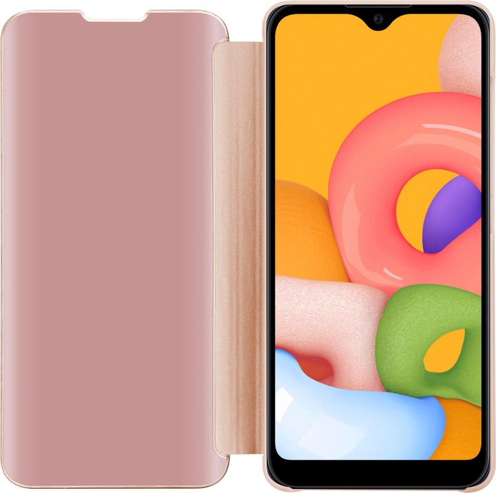 Immagine prodotto Cadorabo Copertina per specchietto retrovisore Smart View a libro (Samsung Galaxy A01)
