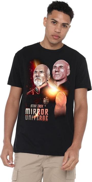Actual product image Mens Mirror Jean-Luc Picard T-Shirt (4XL)